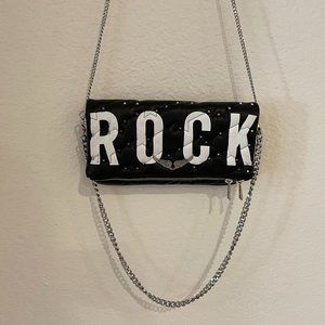 NWT ZADIG & VOLTAIRE Rock Quilted Leather Clutch